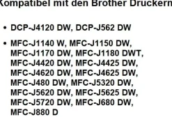 Wiederbefüllbare Patronen für Brother LC-223 + 400ml Tinte
