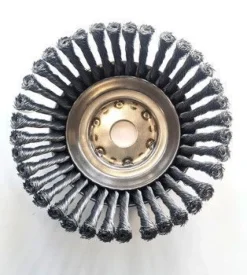 Wildkrautbürste Unkrautbürste Drahtbürste f. Freischneider Motorsense 155x25,4mm