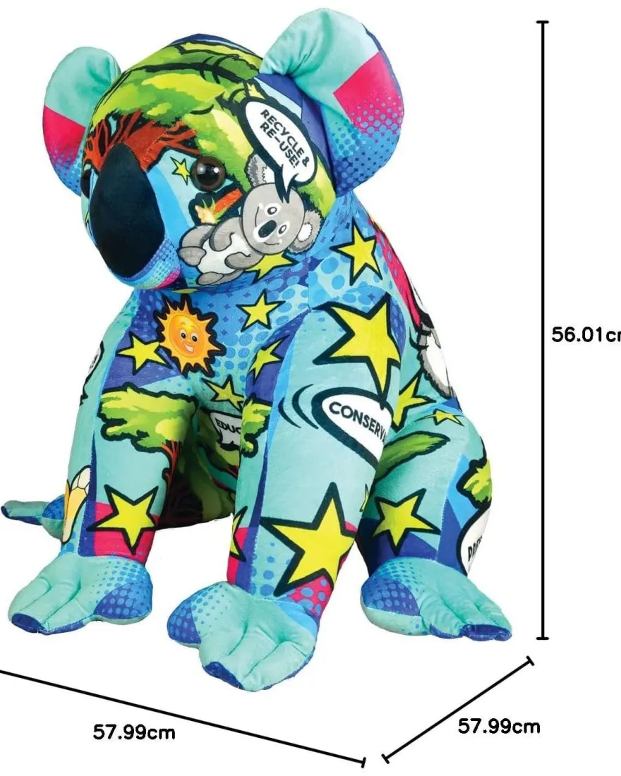 Wild Republic Plüschtier Jumbo Koala Kuscheltier weich nachhaltig 60 cm groß