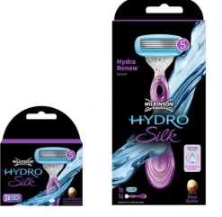 Wilkinson Sword Hydro Silk Damen Rasierer + 4er, 7er KlingenWahlweise im Set OVP