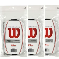 Wilson Pro Overgrip Sensation 3 x 30 Griffbänder für Tennis Grips