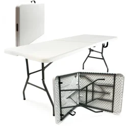 Wiltec Campingtisch klappbar Klapptisch Partytisch Buffettisch Tisch Gartentisch