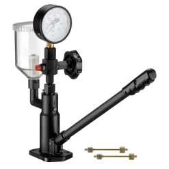 Wiltec Diesel Einspritzdüsentester Einspritzdüsen Prüfgerät Manometer Injektor