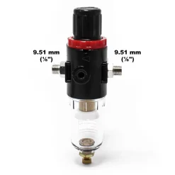 Wiltec Luftfilter Druckregler Wasserabscheider Airbrushkompressor 9,51mm 12,91mm