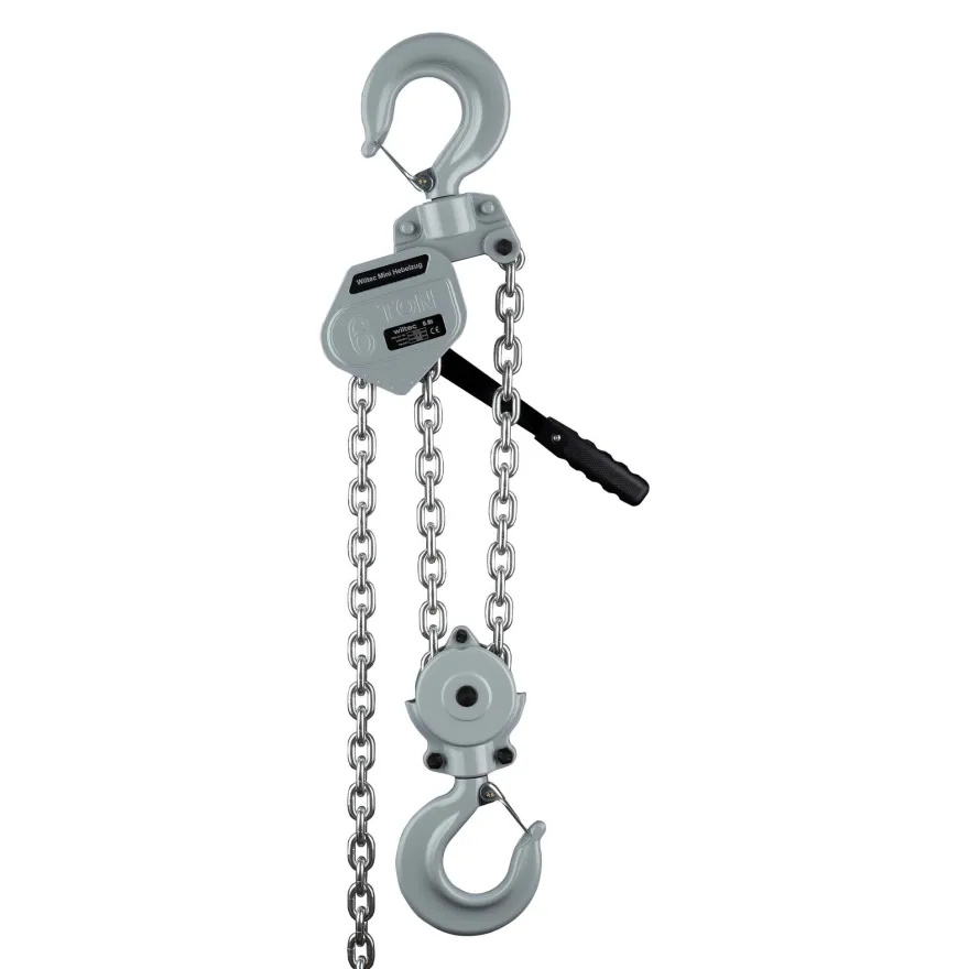 Wiltec Mini Hebelzug bis 6t Handkettenzug 1,5m Hubhöhe Kettenzug Hebezeug
