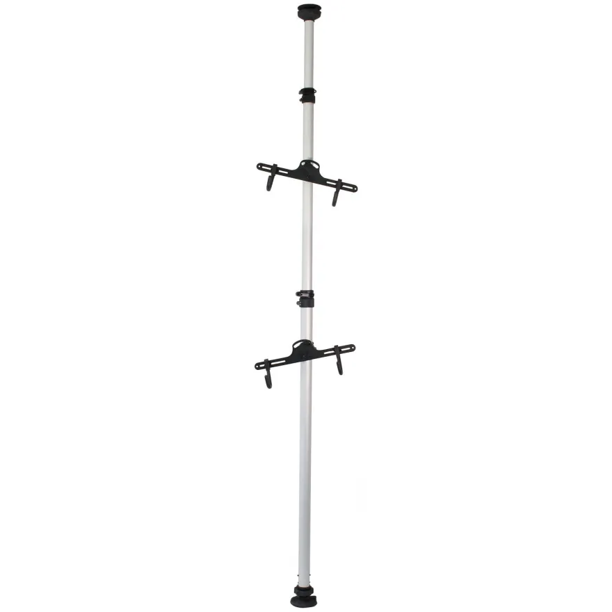 Wiltec Teleskop Fahrradhalterung 2 Fahrräder 160-340cm 40kg Hängesystem Ständer