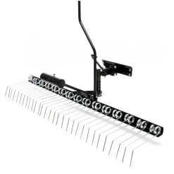 Wiltec Vertikutierer 120cm für Aufsitzmäher Rasenlüfter Rasenpflege Rasentraktor