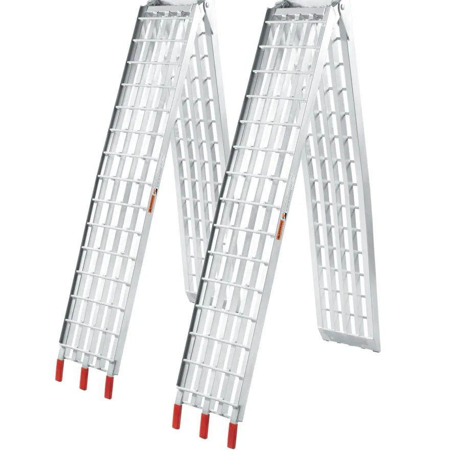 Wiltec 2xAuffahrrampe 310cm 1080kg Quad ATV faltbar Auffahrschiene Alu Rampe