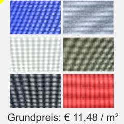 Windschutzmatte 2,50 m, Windbruchnetz, Boxennetz, Containernetz Windschutzgewebe