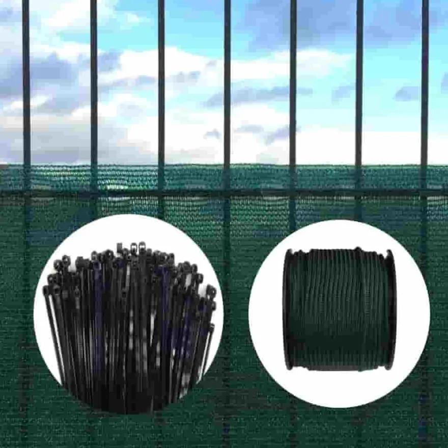 Wind- u. Sichtschutznetz inkl. Befestigungsmaterial