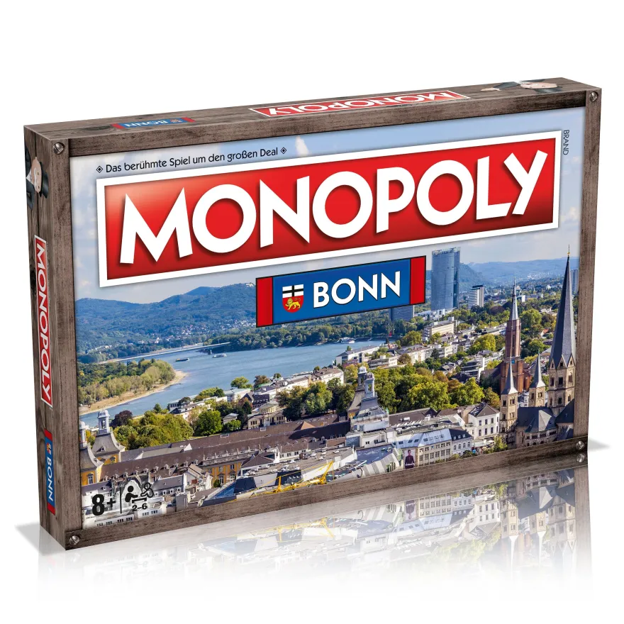 Winning Moves Monopoly - Bonn Brettspiel Gesellschaftsspiel Spiel Stadtedition