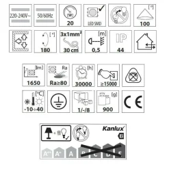 20W LED Aussen Innen Strahler Bewegungsmelder neutralweiss LED Fluter Flutlicht