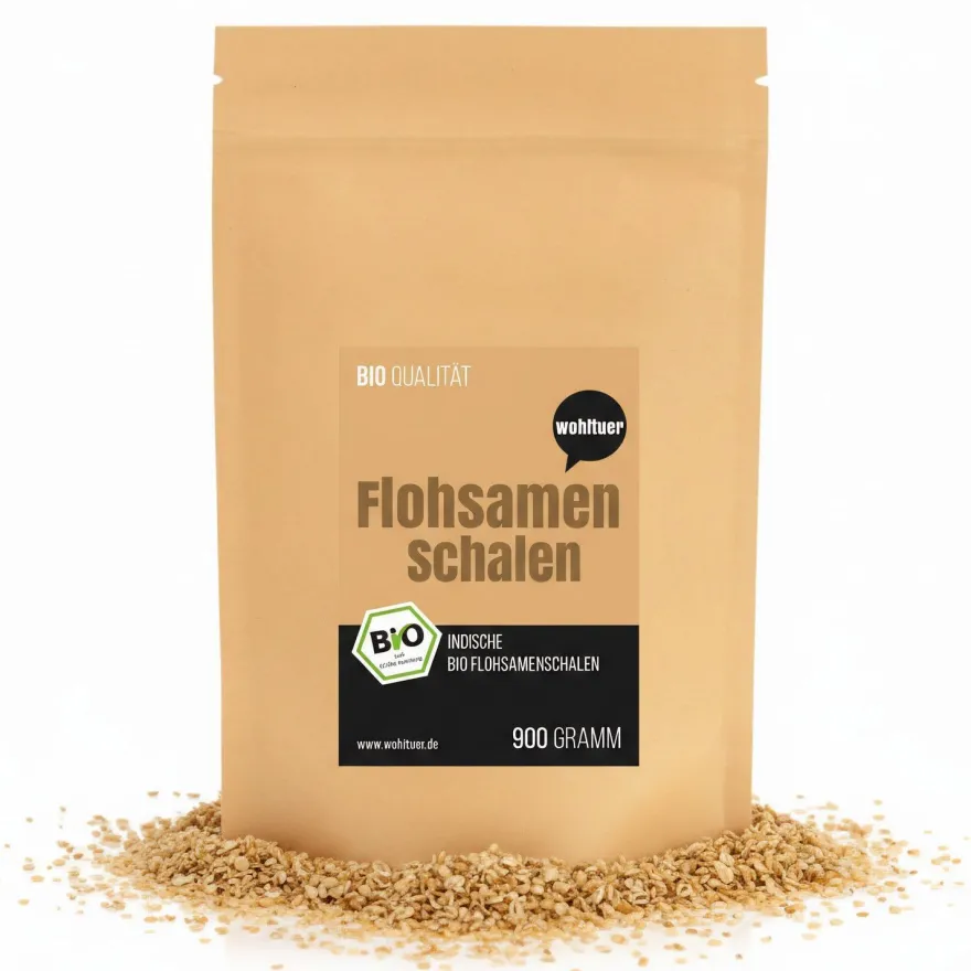 Wohltuer Bio indische Flohsamenschalen - 900g
