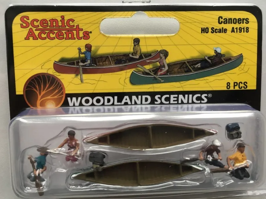 Woodland Scenics A1918 Kanu fahren, Figuren H0 (1:87)
