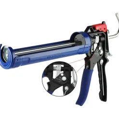Workpro Kartuschenpresse 18:1 9:1 Übersetzung Silikonspritze 360° Drehrahmen