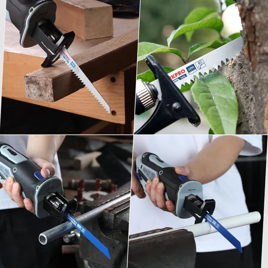 Workpro 32-tlg. Sägeblatt Set Holz Metall Kunststoff Säbelsäge Handtasche