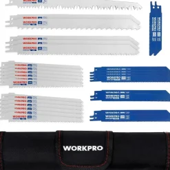 Workpro 32-tlg. Sägeblatt Set Holz Metall Kunststoff Säbelsäge Handtasche
