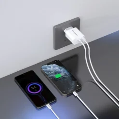 Wozinsky WLS-20W Ladegerät 20 W USB-C PD USB-A QC 3.0 inkl. 1 m Kabel