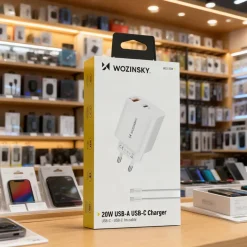 Wozinsky WLS-20W Ladegerät 20 W USB-C PD USB-A QC 3.0 inkl. 1 m Kabel