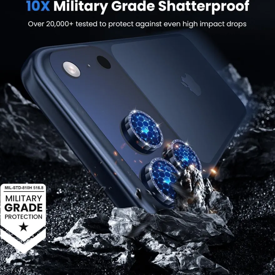 WSKEN Kameraschutz für iPhone 17 Pro Max/Pro - 9H Härte, Kratzfest, Blasenfrei