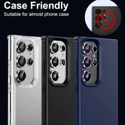 WSKEN Kameraschutz für Samsung Galaxy S24 Ultra 5G - 9H Härte, Kratzfest, HD