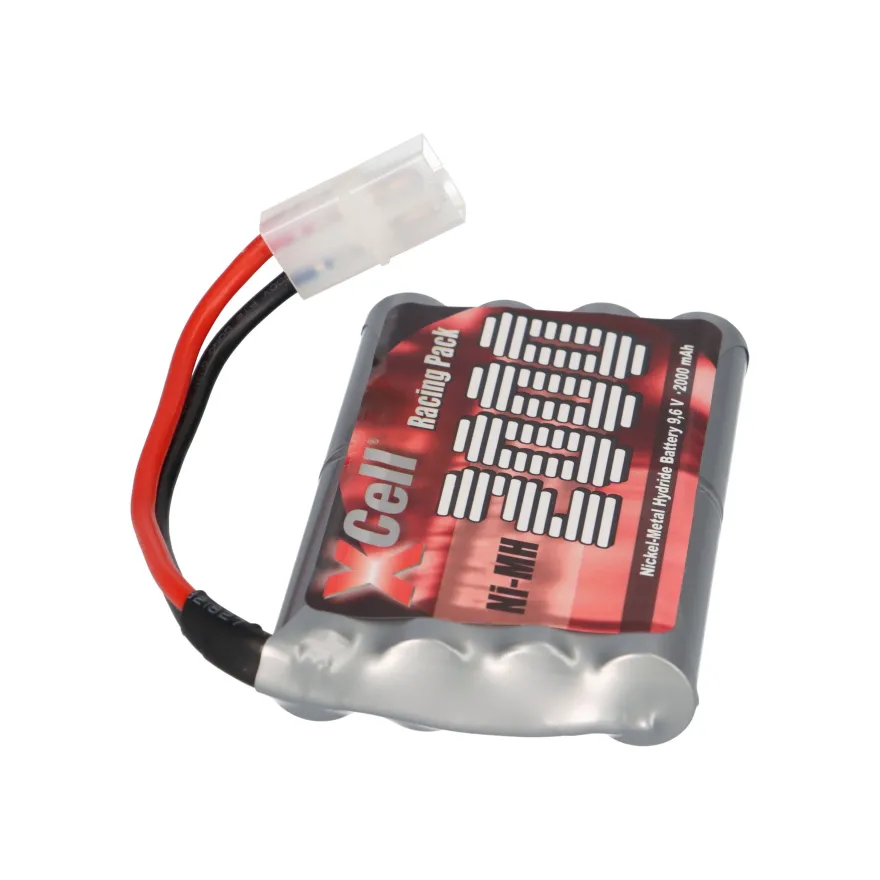 2x Akku RC-Pack 9,6V 2000mAh AA Mignon L4x2 XCell Ni-MH Racing Pack Tamiya