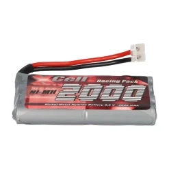 2x Akku RC-Pack 9,6V 2000mAh AA Mignon L4x2 XCell Ni-MH Racing Pack Tamiya