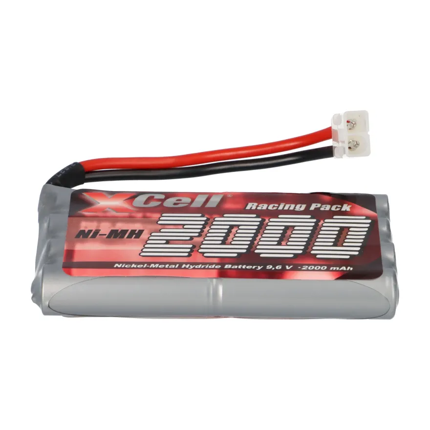 2x Akku RC-Pack 9,6V 2000mAh AA Mignon L4x2 XCell Ni-MH Racing Pack Tamiya