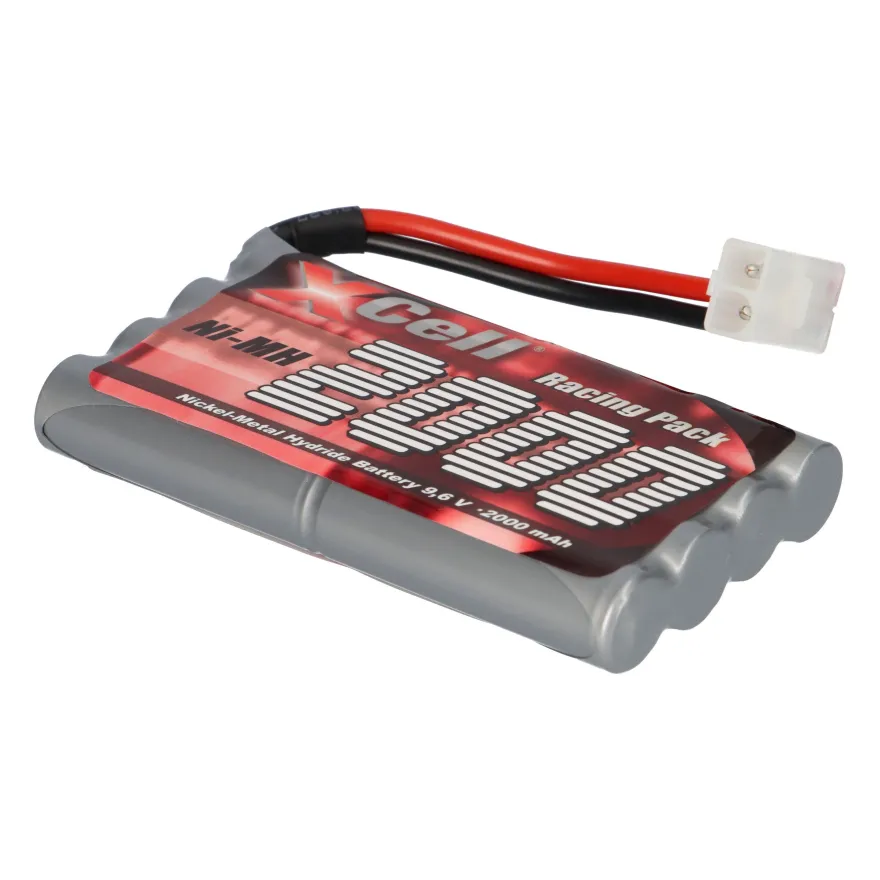 2x Akku RC-Pack 9,6V 2000mAh AA Mignon L4x2 XCell Ni-MH Racing Pack Tamiya