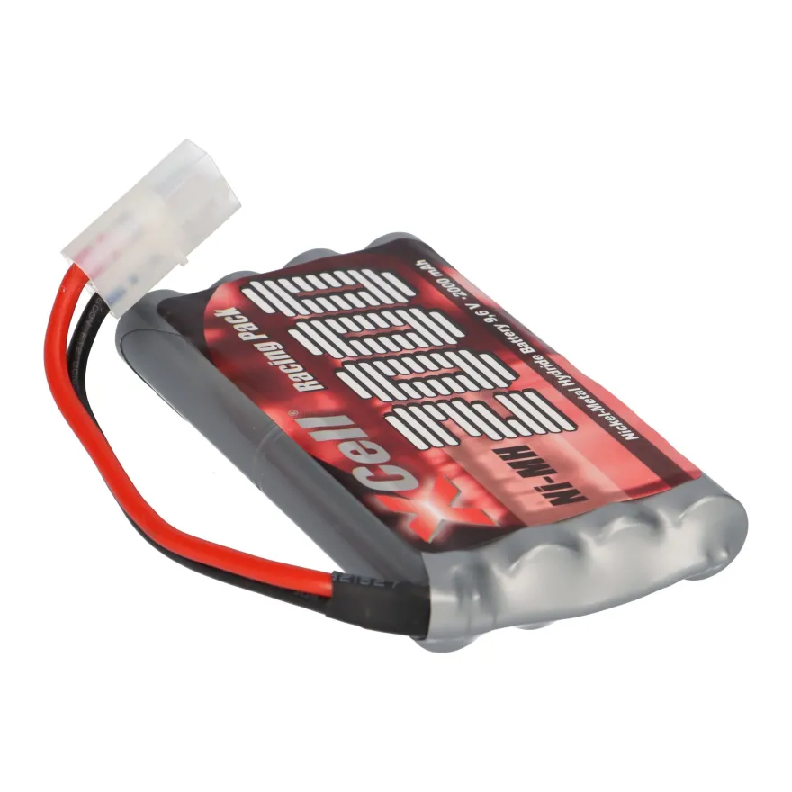 2x Akku RC-Pack 9,6V 2000mAh AA Mignon L4x2 XCell Ni-MH Racing Pack Tamiya