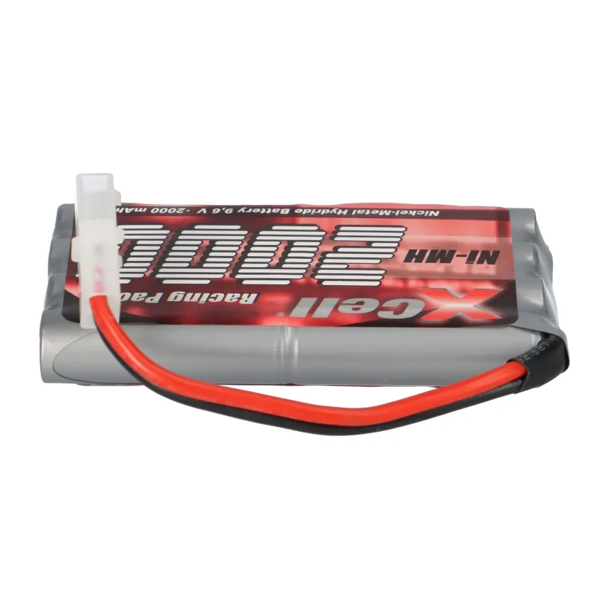 2x Akku RC-Pack 9,6V 2000mAh AA Mignon L4x2 XCell Ni-MH Racing Pack Tamiya