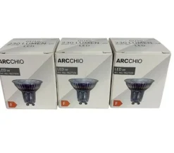 3x Arcchio LED GU10 Lampe ´Gu10 3,5W´ aus Glas (GU10) - Leuchtmittel LED-Lampen