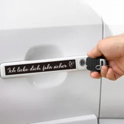 8x Auto Spiegel Aufkleber & Schlüsselanhänger - Wasserdichtes Vinyl für