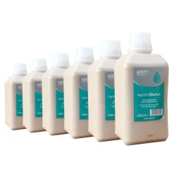 6 x Azett Reinfix Natur Handwaschpaste 2000 ml Softflasche Handreiniger