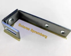 1-8x Balkonhaken für Balkonkraftwerk m. eckigen Handlauf d=70-95mm aus Edelstahl