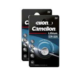 2x Camelion CR1225 CR 1225 3V Lithium Knopfzelle Batterie 1er Blister