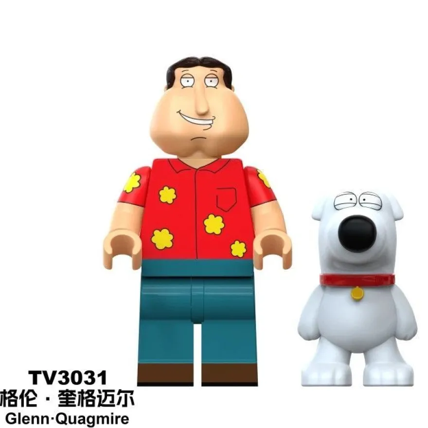 8 x Custom Lego Family Guy Peter Griffin Cartoon Held Mini Figur Spielzeug Bausteine