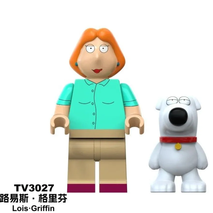 8 x Custom Lego Family Guy Peter Griffin Cartoon Held Mini Figur Spielzeug Bausteine