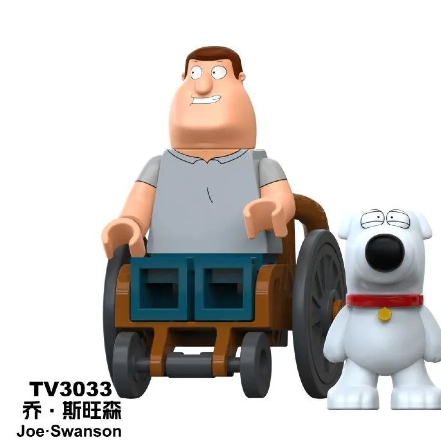 8 x Custom Lego Family Guy Peter Griffin Cartoon Held Mini Figur Spielzeug Bausteine