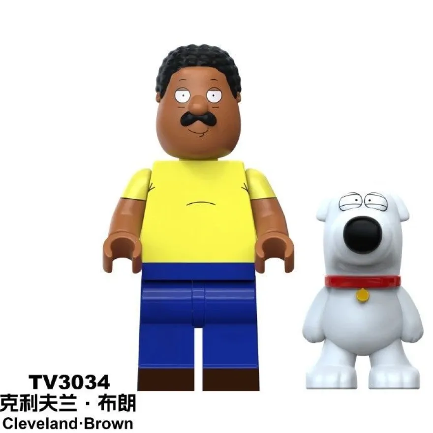 8 x Custom Lego Family Guy Peter Griffin Cartoon Held Mini Figur Spielzeug Bausteine
