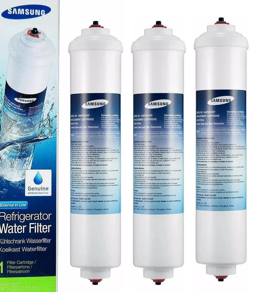 3x DA29-10105J Kühlschrank Samsung Wasserfilter Hafex/Exp, HAF-EX/XAA