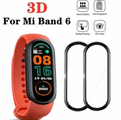2 x 3D Tempered Glass für Xiaomi Mi Band 6 Original Glas Mi Band 6 MiBand6