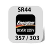 1x Energizer 357 / 303 Uhrenbatterien 1,55 V SR1154W SR44 AG13 Knopfzelle