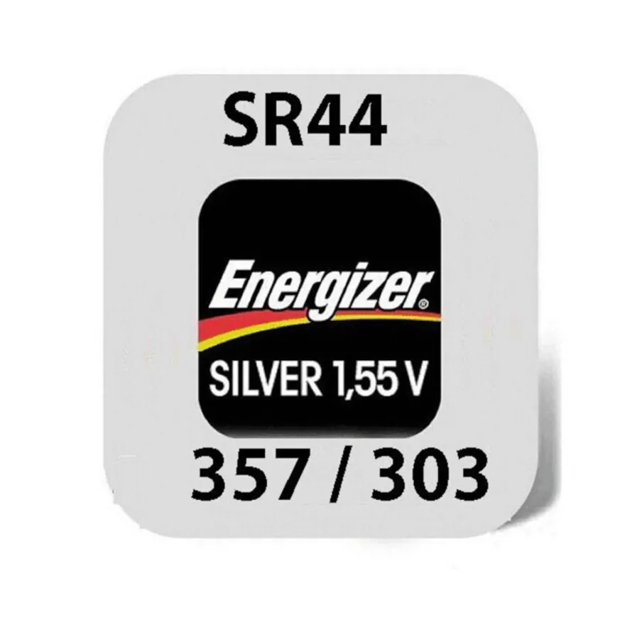 1x Energizer 357 / 303 Uhrenbatterien 1,55 V SR1154W SR44 AG13 Knopfzelle