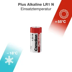 8x 2er Blister Camelion LR1 MN9100 Lady N PLUS Alkaline Batterien
