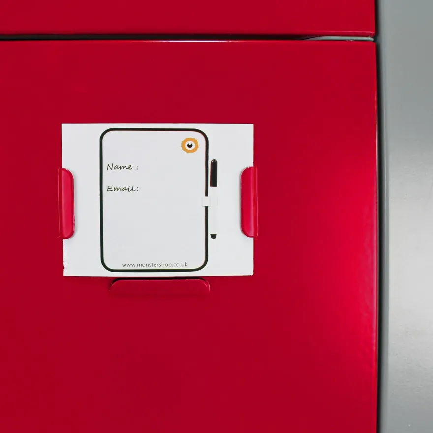 3 x Fächerschrank Umkleideschrank Schließfach Spind Schrank Metallschrank Rot