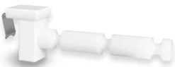 4x Fensterhaken/Dekohaken mit Distanzhalter, Klemmbereich 10-27 mm