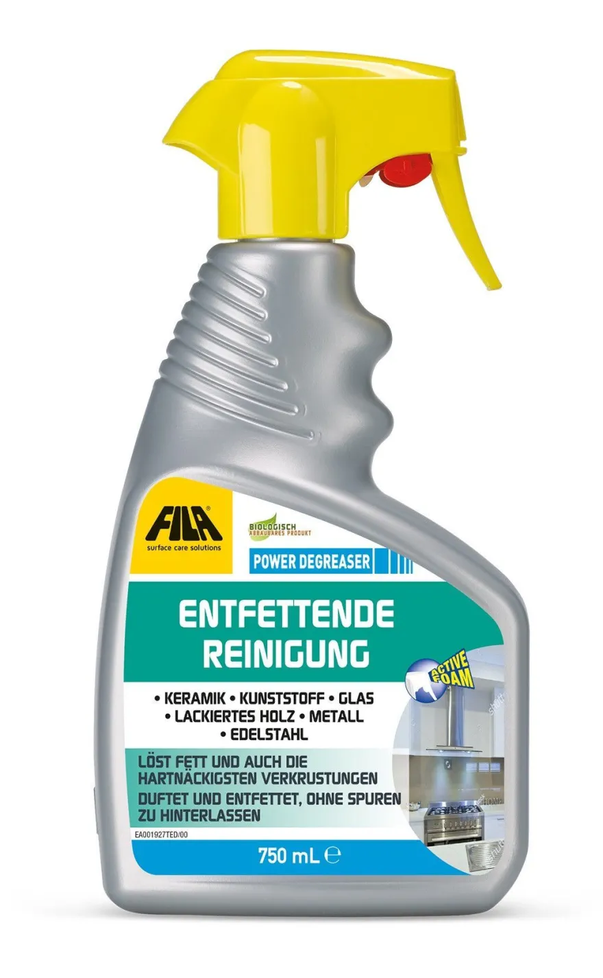 6x FILA Power Degreaser - Der Universalentfetter 750ml Sprühflasche