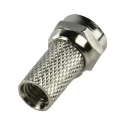 5x F-Stecker Schraubstecker für Sat-Kabel 4mm Antennenstecker