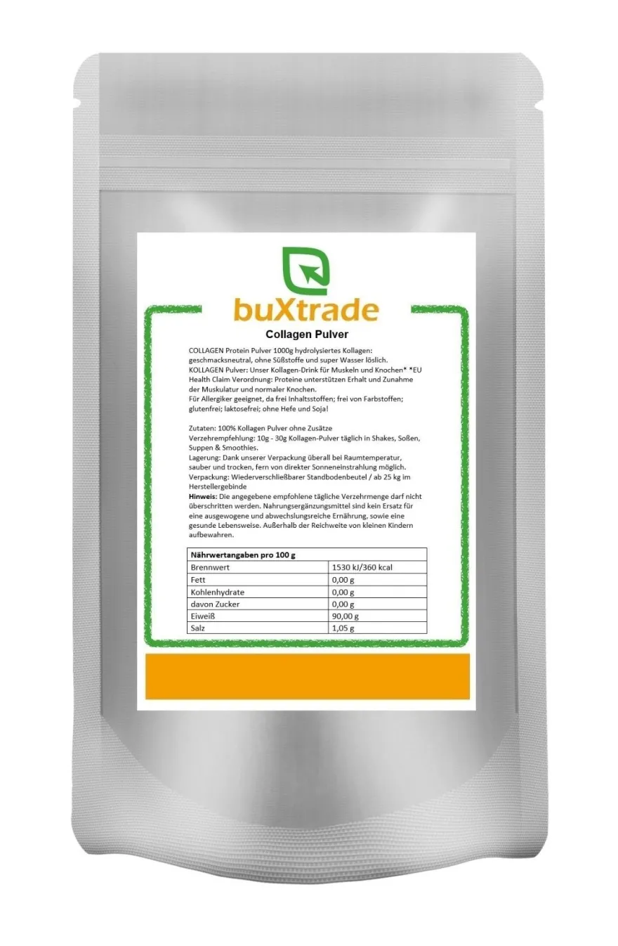 2x500 g Collagen Pulver